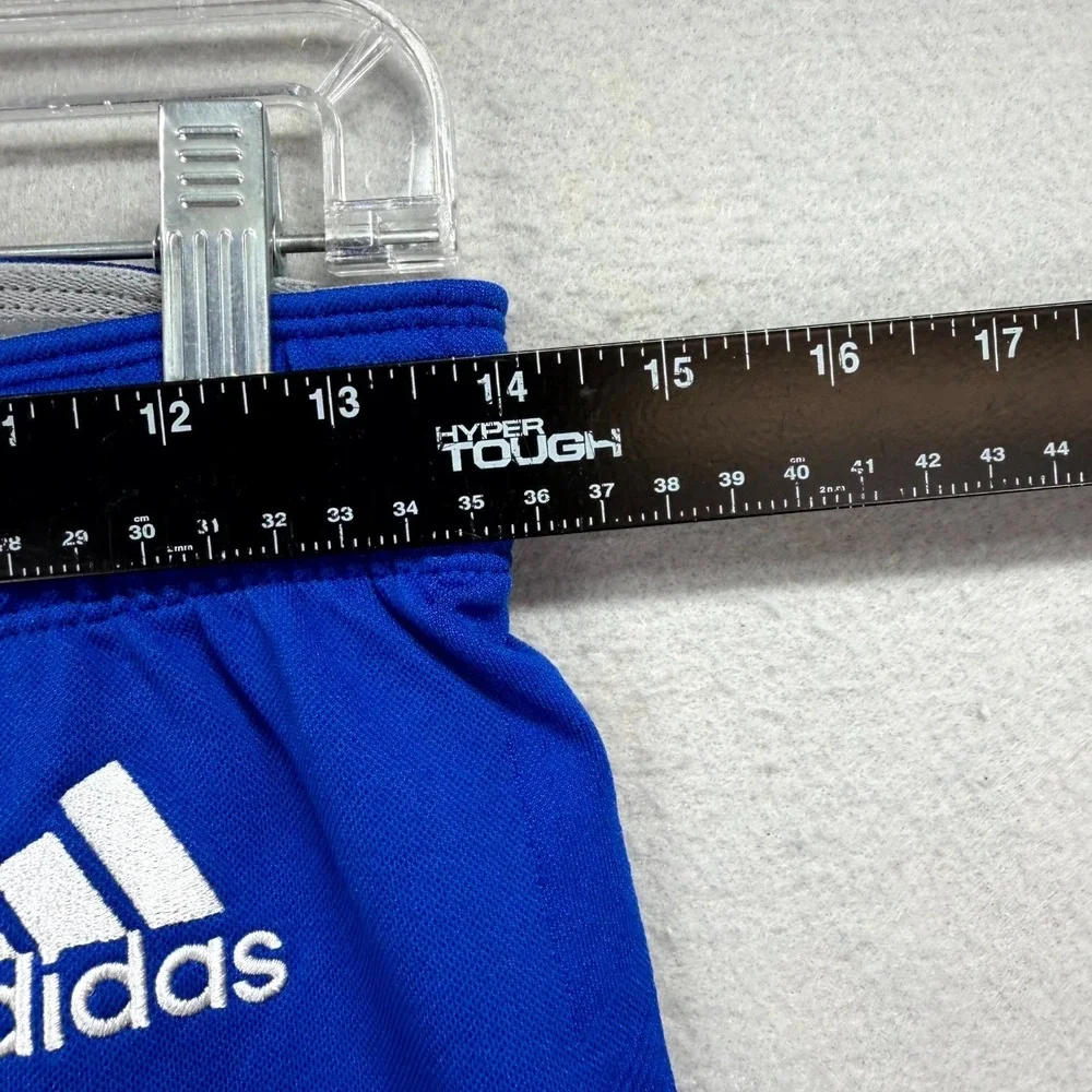 Adidas Integrated Football Pants Mens XL Fits 28x16* Blue Crop Drawstring Waist